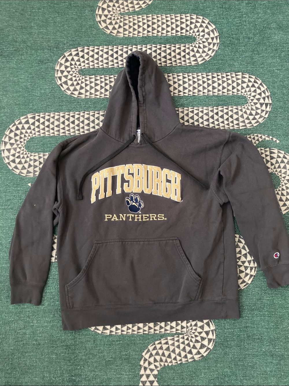Vintage Early 2000's Champion Hoodie Pittsburgh Panthers. Size XL